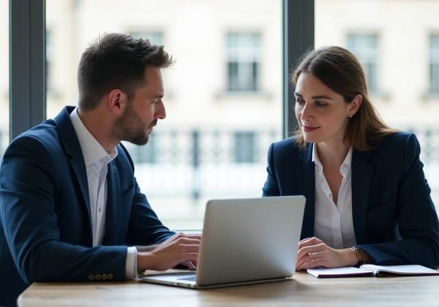 Career consultation in a 25 Spring Gardens office